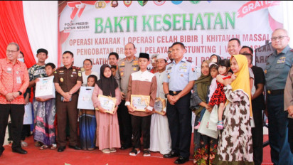 Bakti Kesehatan Polda Kalimantan Barat Bantu Masyarakat Kurang Mampu