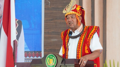 Syah Afandin Diberi Gelar Tuha Sondoro Sihono oleh Masyarakat Nias Langkat