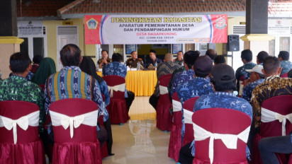 Ajak Tidak Korupsi, Kejaksaan Gresik Ingatkan Para Kades di Cerme Hindari Kegiatan Fiktif