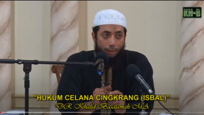 Mungkin Anda Belum Tahu, Ini Hukum Pakai Celana Cingkrang, Ustaz Khalid Basalamah Jelaskan Hal ini, Katanya...