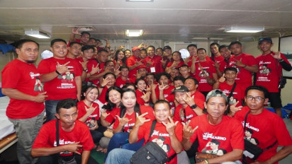 Sandar di Pelabuhan Tanjung Priok, Ribuan Kader PDIP dari 3 Provinsi Tunjukkan Wajah Semangat dan Sukacita