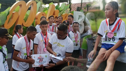 Putri Cilik Usia 11 Tahun, Relta Ayu, Raih Juara Lari 10K Putri di Bengkulu Selatan