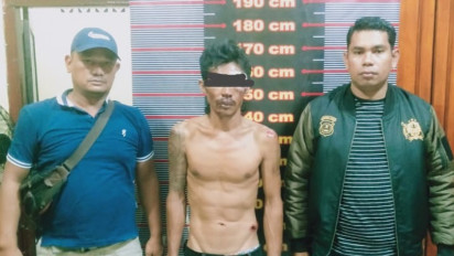 Tertangkap Saat Mencuri Sepeda Motor di Langkat, Pelaku Babak Belur Dihajar Massa