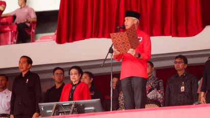 Pidato Politik Ganjar Pranowo di Hadapan Ribuan Kader PDIP dalam Puncak Peringatan Bulan Bung Karno