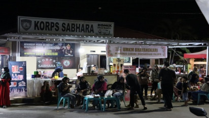 Peringati HUT Bhayangkara ke-77, Mapolres Palopo Gelar Pasar Rakyat dan Pentas Seni