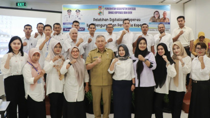 Dorong Transformasi, Dinas Koperasi dan UKM Banggai Gelar Pelatihan Digitalisasi Koperasi
