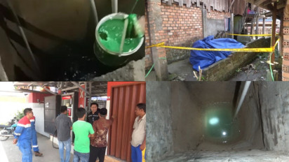3 Sumur Warga di Desa Betung Selatan Mengeluarkan Air Berwarna Hijau dan Aroma yang Menyengat