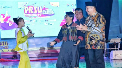 Malam Pagelaran Seni Budaya Pemkab Tapteng Di Open Stage PRSU