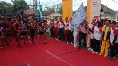 Polres Labuhanbatu Gelar Fun Run 5K dan 10K Diikuti Ribuan Peserta Masyarakat
