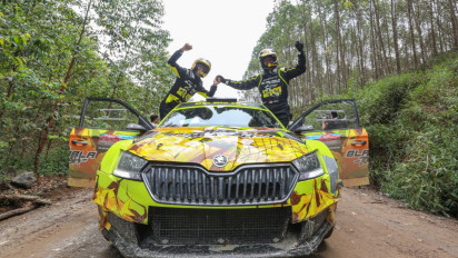 Tampil Impresif, Musa Rajekshah Kampiun Kejurnas Danau Toba Rally 2023, Sabet Juara Umum