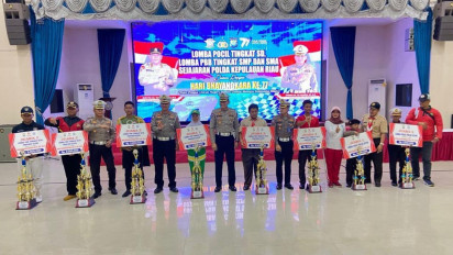 Perwakilan Polisi Cilik, Polres Karimun Raih Juara II Perlombaan Dalam Peringati HUT Bhayangkara di Polda Kepri