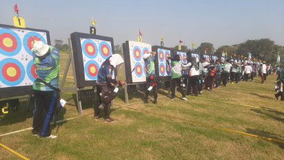 Cari Bibit Atlit Panahan, Puspenerbal Gelar Kejuaraan Panahan di Lapangan Dakota