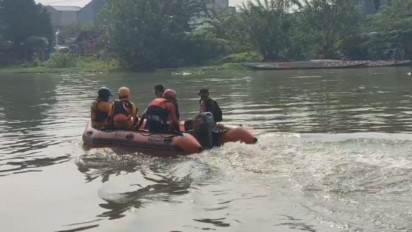 Belum Buahkan Hasil, Hari Kedua Pencarian Balita Tenggelam di Sungai Surabaya kembali Dihentikan