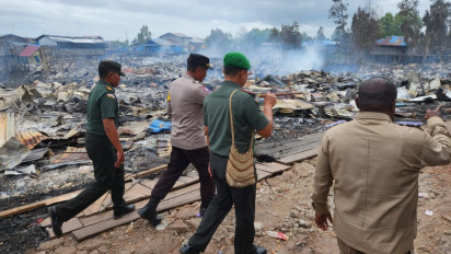 Polisi Lakukan Penyelidikan Kebakaran di Wanam Merauke