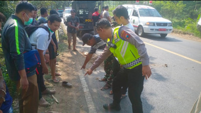 Nyalip Truk Gandeng dari Kiri, Pegawai Bank Koperasi Kepanjen, Malang, Tewas di Lokasi