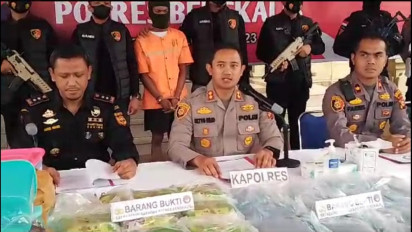 Mantab! Polres Bengkalis Berhasil Ungkap Sabu 10 Kg dan 17,817 Pil Ektasi Satu Tersangka Jaringan Internasional