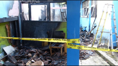SMPN 2 Pringsurat Temanggung Diduga Dibakar Orang Tak Dikenal