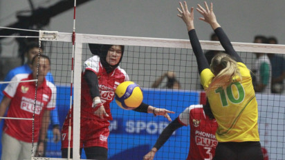 Wilda Nurfadhilah bersama Timnas Voli Putri Indonesia Ikut Tarkam di Gresik, Megah Murah Pakai Lapangan Standar AVC
