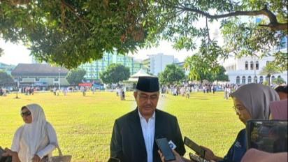 Ribuan Warga Muhammadiyah Salat Id di Al-Azhar, Khatib Ingatkan Makna Kurban Sesungguhnya