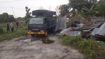 Aparat Kepolisian Bongkar 5 Gudang Penampungan BBM Ilegal di Ogan Ilir