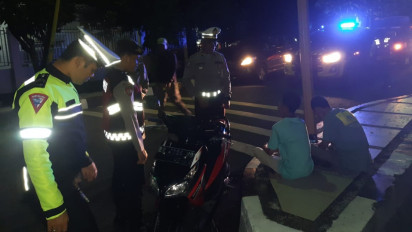 Cegah Kejahatan Jalanan, Polres Sibolga Gelar Patroli Malam Hari
