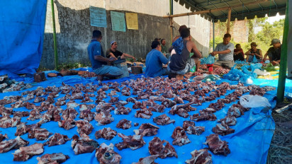 Tingkatkan Semangat Berbagi, Warga Binjai Laksanakan Pemotongan Hewan Kurban
