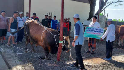 Idul Adha, Polres Demak Potong 6 Sapi dan 3 Kambing Kurban