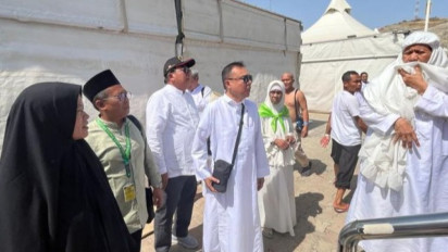 Catatan Pimpinan DPR Dasco Usai Kunjungi Jemaah Haji Indonesia di Mina: Perlu Ditangani Oleh yang Lebih Profesional
