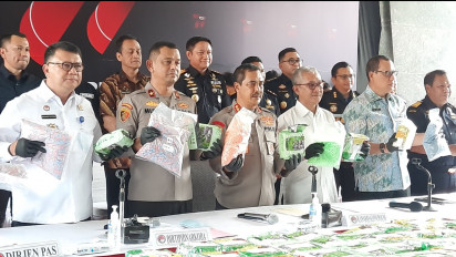 Bareskrim Polri Gagalkan Penyelundupan Ratusan Kilogram Sabu dan Ratusan Ribu Pil Ekstasi dari Tiga Wilayah Berbeda