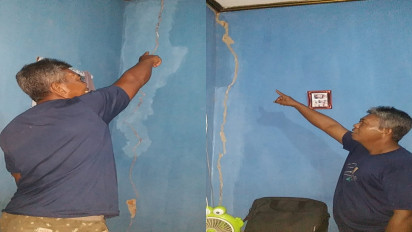 Rumah Warga di Pacitan Retak Serta Nyaris Roboh Akibat Gempa Magnitudo 6,4 di Bantul