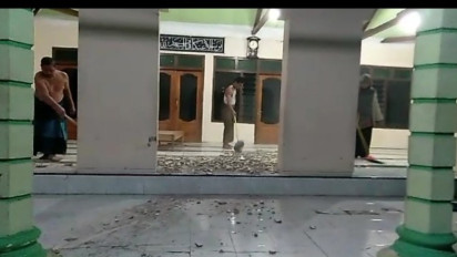 Gempa Bantul M 6,4, Ibu-ibu Latihan Rebana di Masjid Ponorogo Kocar-Kacir