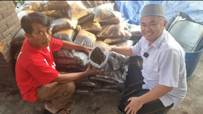 Masjid Al Akbar Surabaya Olah Limbah Kurban Jadi Kompos