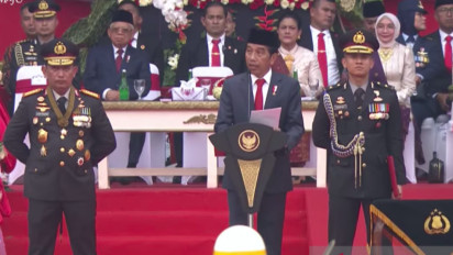 Peringatan Keras Jokowi di HUT ke-77 Bhayangkara: Tidak hanya "Tajam ke Bawah Tapi Tumpul ke Atas