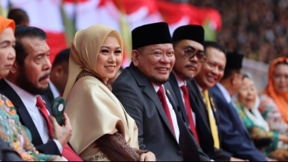 Hadiri HUT ke-77 Bhayangkara, LaNyalla Berharap Polri Tingkatkan Pelayanan