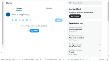 Twitter Down Hari Ini, Pengguna Mengeluh