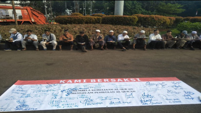 Aksi Parade Memuliakan Al-Quran di Car Free Day Jakarta, Kecam Pembakaran Al-Quran di Swedia