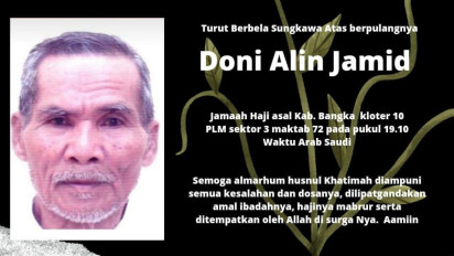 Kabar Duka Jemaah Haji Asal Babel Yang Wafat Bertambah jadi 3 Orang