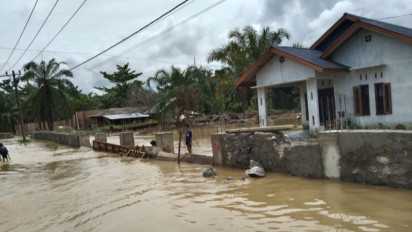 BPBD: Wilayah Hilir Aceh Tamiang Terendam Banjir Luapan Sungai