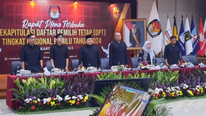 KPU Tetapkan 204.807.222 DPT Pemilu 2024, Ini Rinciannya