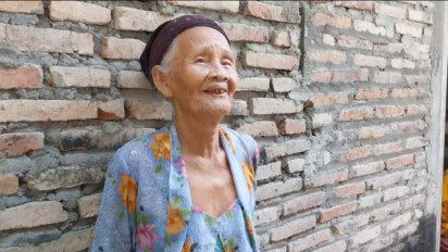 Begini Penuturan Mbah Ponem Saat Gempa Mangnitudo 6,4 Mengguncang Rumahnya di Dusun Bibis Bangunjiwo Bantul