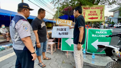 Viral! Parkir Nuthuk di Jalan Margo Utomo Yogyakarta, Pj Wali Kota Langsung Temui Pengelola