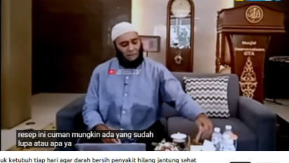 Usahakan Bahan ini Masuk ke Tubuh Setiap Hari agar Darah Bersih, Penyakit Hilang, Jantung pun Sehat Dengan Resep ala dr Zaidul Akbar