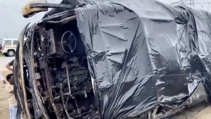 Bus Terguling dan Terbakar di India, 25 Orang Tewas