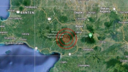 Bogor Diguncang Gempa Magnitudo 3,5