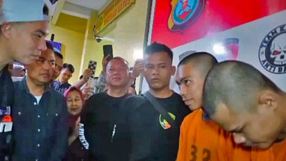 Artis Baim Wong Menemui 6 Penipu yang Mencatut Namanya Setelah Ditangkap Polisi di Tanjungbalai