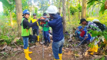 Tim Survei Geologi Gunung Salakan Makin Banyak Libatkan Warga Sekitar