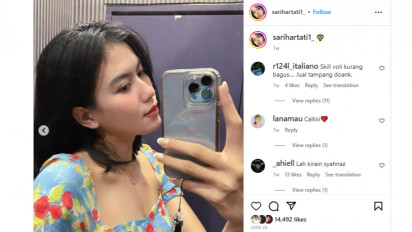 Duh, Atlet Voli Cantik Sari Hartati Dibilang Haters Tak Punya Skill dan Tak Cocok Main di BJB Tandamata: Jual Tampang Doang
