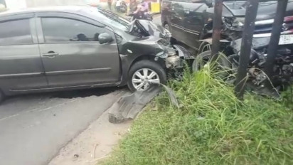 Tiga Kendaraan Terlibat Kecelakaan di Blitar, 2 Korban Dilarikan ke RSUD Wlingi
