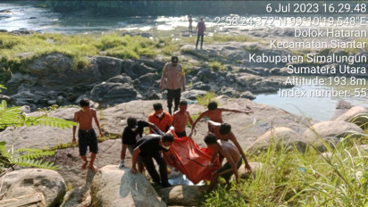 Geger! Sesosok Mayat Perempuan Tanpa Busana Ditemukan Warga Mengambang di Aliran Sungai Bah Bolon