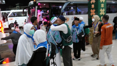 357 Jamaah Kloter 1 Tiba di Palembang, 2 Meninggal di Tanah Suci